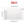 Wudaizhi 2-Piece Wall-Mounted Storage Boxes for Kitchen Cabinet Doors view 4