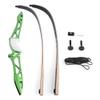 surfwolf Recurve Bow 66"/68"/70", 12–40 lb, Takedown Competition Bow, 68"/24 lb Green Set view 2