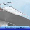 Modern Transparent Polycarbonate Door Canopy, 20 x 16 in (50 x 40 cm) view 2