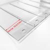 Modern Transparent Polycarbonate Door Canopy, 20 x 16 in (50 x 40 cm) view 4