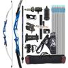 surfwolf Recurve Bow Set, 70 in, 16 lb, Right-Handed, Blue view 1