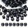 BEEFLYING 20 Black Letter D Silicone Beads view 1