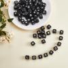 BEEFLYING 20 Black Letter D Silicone Beads view 4