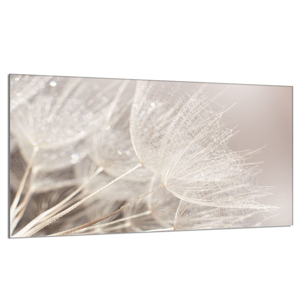Stovetop Cover 90 x 52 cm, Glass-Ceramic & Induction, Beige Dandelion