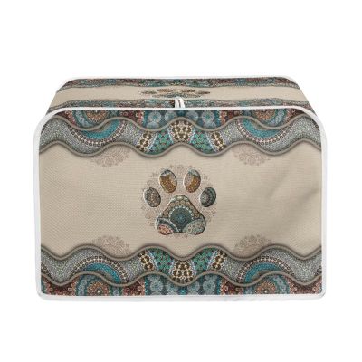 Talayituse Boho Paw Print Toaster Cover