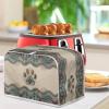 Talayituse Boho Paw Print Toaster Cover view 4