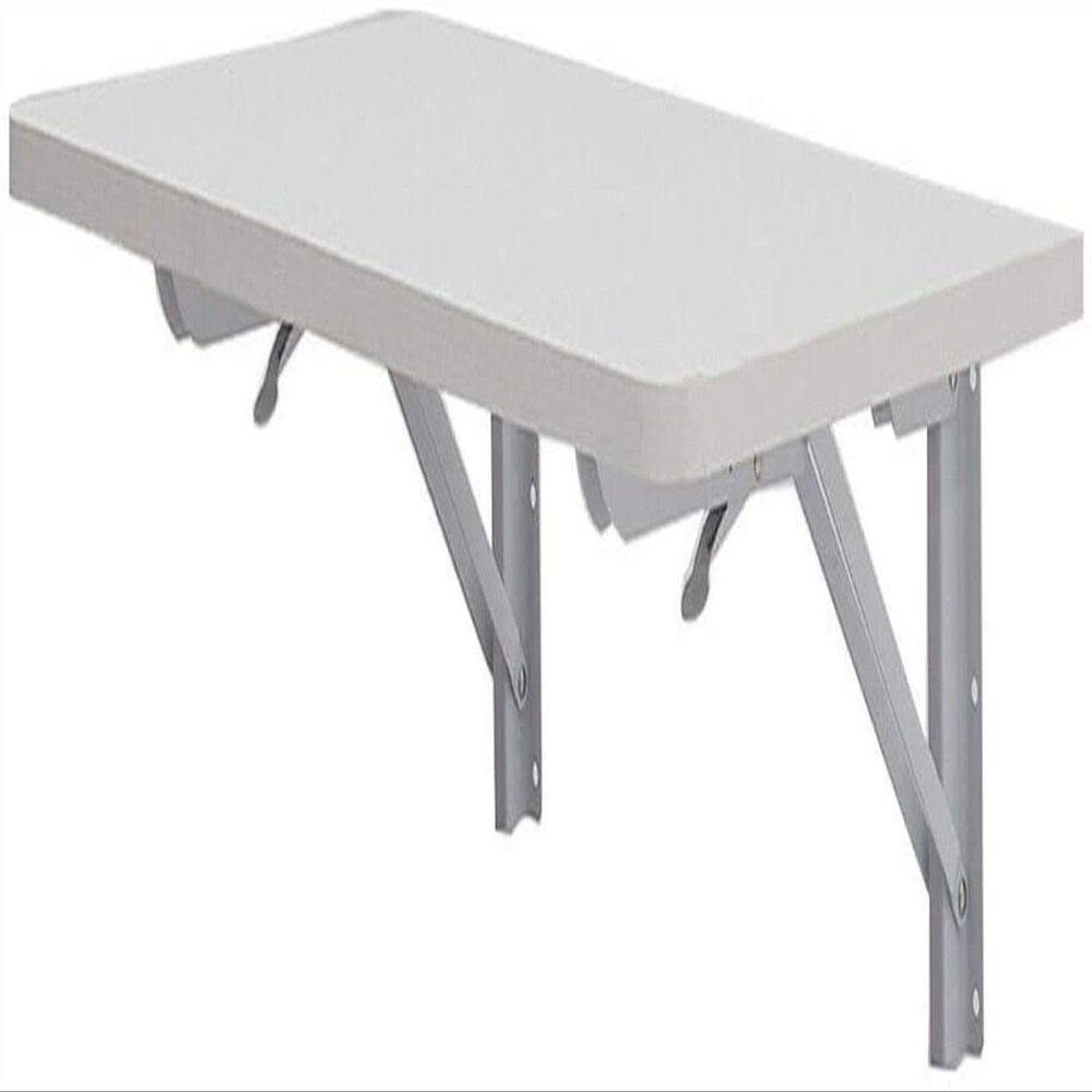 ADITAM White Wall-Mounted Folding Desk, 80 x 40 cm