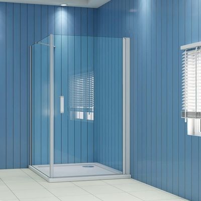 Aica Sanitr Shower Enclosure 90 x 70 cm, 5 mm Clear Glass