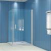 Aica Sanitr Shower Enclosure 90 x 70 cm, 5 mm Clear Glass view 1