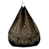 Highdi Bean Bag Chair Cover for Kids & Adults, Unfilled, Black Mandala, L 90 x 110 cm view 3