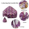 Highdi Bean Bag Chair Cover for Kids & Adults, Unfilled, Black Mandala, L 90 x 110 cm view 4