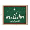 Merry Christmas Oh Holy Night Framed Wood Sign view 3