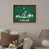 Merry Christmas Oh Holy Night Framed Wood Sign view 4