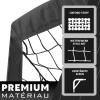 274 x 152 cm Kids' Soccer Goal, Foldable Outdoor Practice Net for Backyard view 3