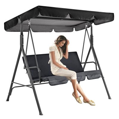 Replacement Canopy for 2/3-Seat Porch Swing, Waterproof 210D Oxford Fabric
