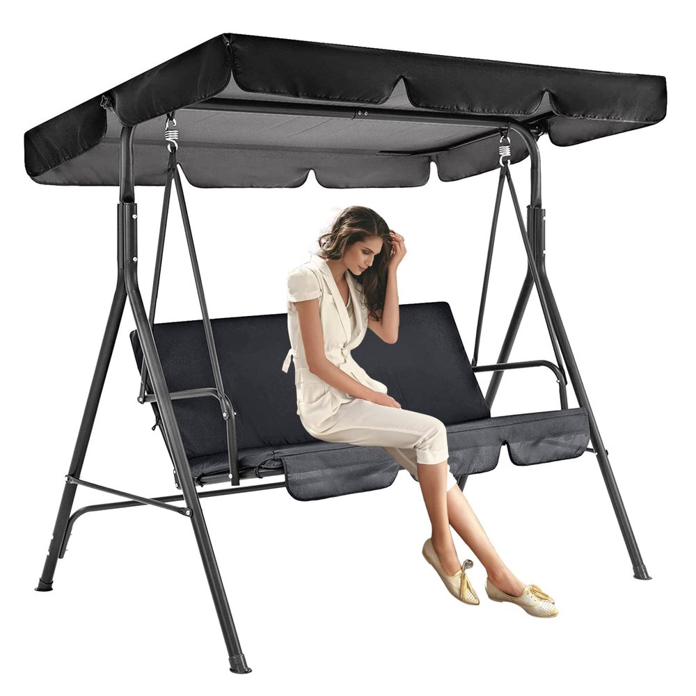 Replacement Canopy for 2/3-Seat Porch Swing, Waterproof 210D Oxford Fabric