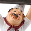 Kuuleyn Welcome Board Chef Figure, Cute Miniature Statue and Table Decor for Restaurants view 3