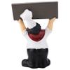 Kuuleyn Welcome Board Chef Figure, Cute Miniature Statue and Table Decor for Restaurants view 4