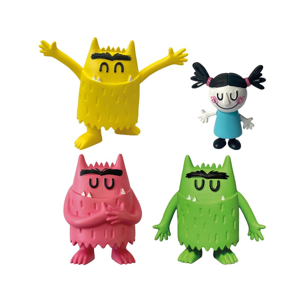 Comansi Nuna Collection Colorful Monster Set (4 Figures)