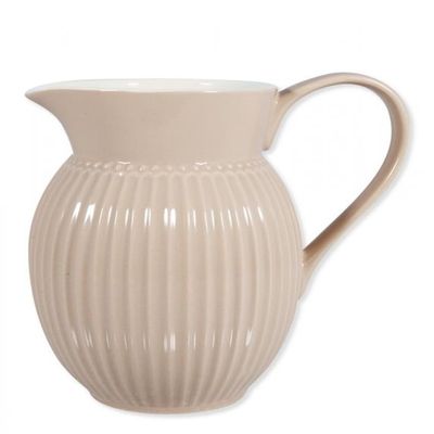 GREENGATE ALICE Cream Porcelain Pitcher with Handle, 1.5 L