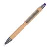 Juwelier Schnschmied 10 Wooden Ballpoint Pens with Touch Function and Engraving | Custom Engraving with Emojis Possible | Personalized Promotional Pens (Purple) view 4