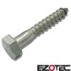 EZOTec - 8 Hex-Head Wood Screws 5 x 20 mm, DIN 571, A2 V2A Stainless Steel view 2