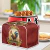 Poceacles Toaster Cover with Chicken-and-Flower Print view 3