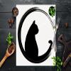 DarHuas Glass Stove Cover 20 x 20.5 in, Cat Design view 3