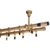 Curtain Rod 360 cm, Ceiling Mount | Double Track, 19 mm | Antique Copper, Vintage Retro Style | Paris view 3