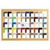 Multicolore Deluxe Poster Frame 65 x 120 cm, Gold Wipe Finish, Clear Acrylic Glazing, White Backing view 1