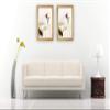 Multicolore Deluxe Poster Frame 65 x 120 cm, Gold Wipe Finish, Clear Acrylic Glazing, White Backing view 4