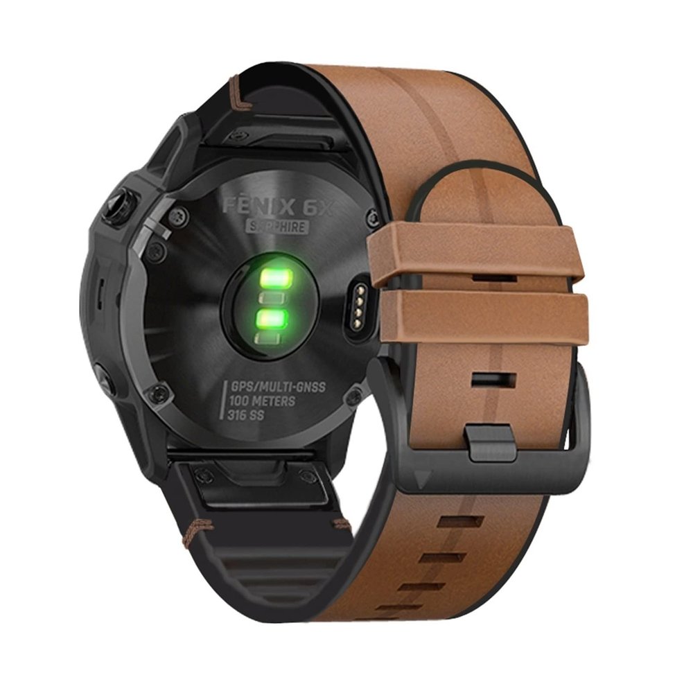 CEKGDB 22 26 mm Watch Band for Garmin Fenix 7, 7X, 6, 5X, 5 Plus, 3, 3HR, 935, 945 and S60, QuickFit Band for Fenix 6X/6X Pro and Fenix 5X Plus, Agate