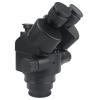 7X-45X Simul-Focal Trinocular Zoom Stereo Microscope Head with 0.5X/2.0X Auxiliary Objective Lens and 0.5X C-Mount Camera (Silver) view 1