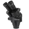 7X-45X Simul-Focal Trinocular Zoom Stereo Microscope Head with 0.5X/2.0X Auxiliary Objective Lens and 0.5X C-Mount Camera (Silver) view 3