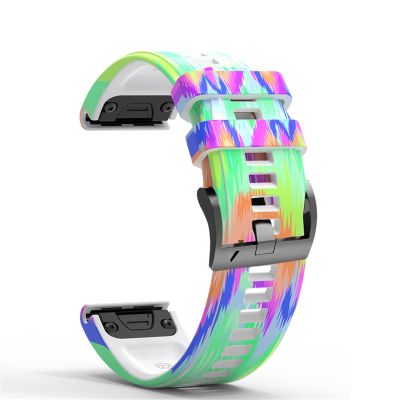 NEYENS 22 mm Quick-Release Silicone Watch Band for Garmin Fenix 5/5X Plus, 6/6X Pro, 935, 945, 3HR, Fenix 6 Pro, Agate