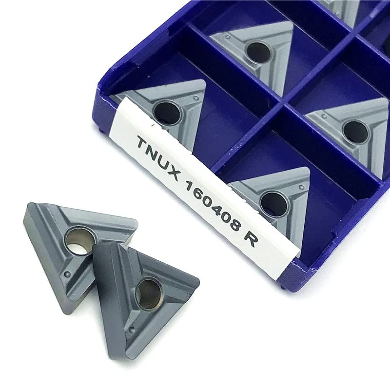 TNUX160408R LT10 Carbide Inserts for External Metal Turning, CNC Indexable Inserts (Size: TNUX160408L LT10, 10 pcs/box)