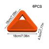 tacery Soccer Cones, 6-Piece Triangle Disc Markers view 4