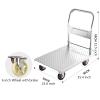 LUCBEI Steel Platform Cart with Folding Handle, T5 view 2