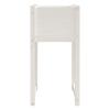 ZHOUMIN Planter Box, Balcony Flower Box, Garden Pot, Herb Planter, White, 40 x 40 x 81 cm, Solid Pine Wood view 4