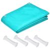 Sun Sail Canopy 2.5 x 5 m, 98% UV Protection, Sky Blue view 4