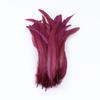 50 Natural Rooster Tail/Pheasant Feathers, 30–35 cm, Wine Red view 1