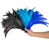 50 Natural Rooster Tail/Pheasant Feathers, 30–35 cm, Wine Red view 2