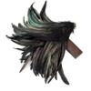 50 Natural Rooster Tail/Pheasant Feathers, 30–35 cm, Wine Red view 3