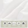 Surwin Elastic Ruffle Bed Skirt, Wrap-Around, Gray, 200 x 200 x 38 cm view 4