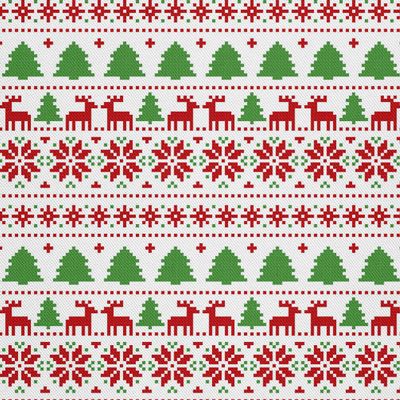HEKO PANELS Oxford Waterproof Canvas Fabric by the Meter, Polyester, Christmas Pattern, 155 x 200 cm