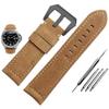 Niziruoup Leather Watch Band for Omega x Swatch MoonSwatch, Rolex, Seiko and Samsung Galaxy Watch, 20 mm view 1