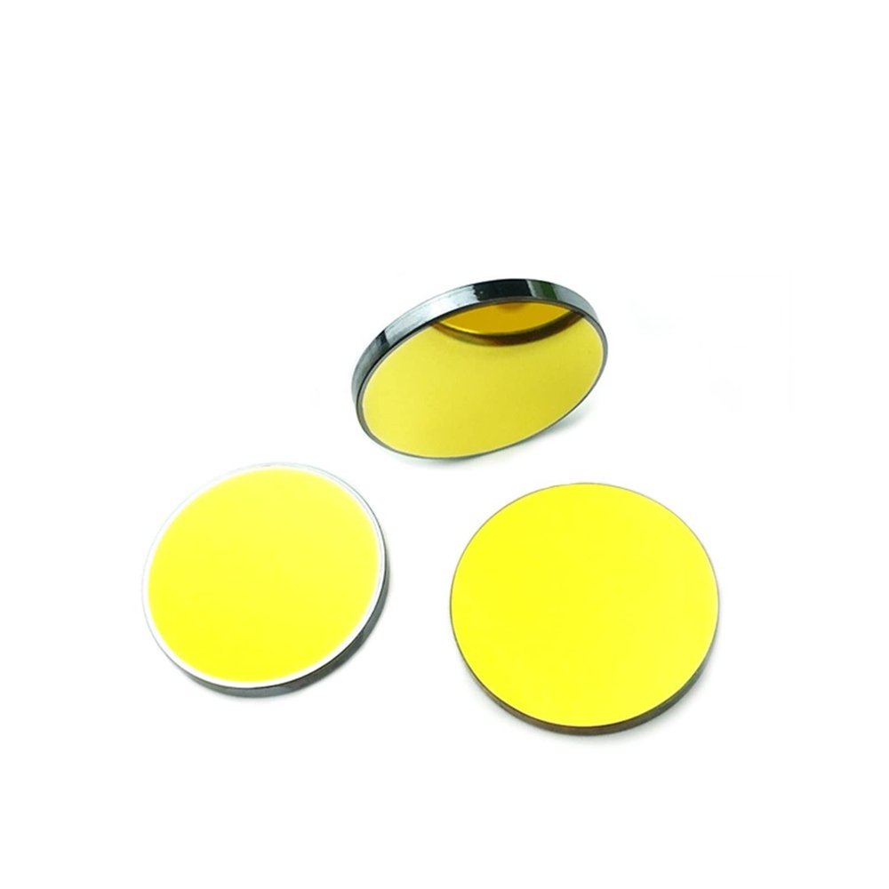 CO2 Laser Cutter Focusing Lens, Gold-Plated Silicon Mirror, 15/19/20/25/30/38.1 mm, 3-Piece Set