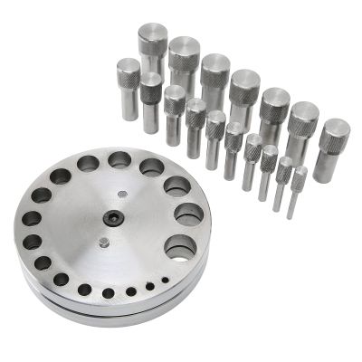 Disc Cutter Set for Jewelry Making, 17 Dies