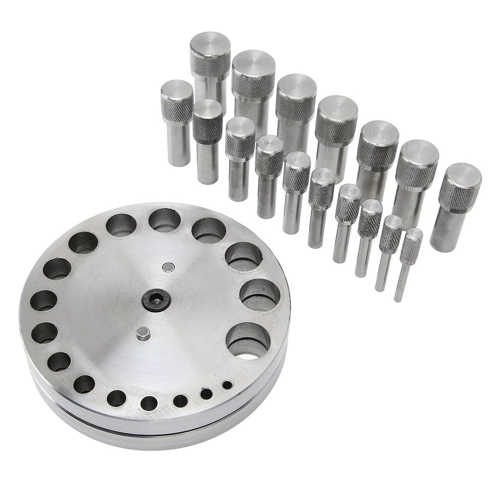 Disc Cutter Set for Jewelry Making, 17 Dies