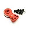 FANGO 25T Spline Half Servo Arm Horn for 1/8 and 1/10 RC Cars, 21 mm, Red view 1